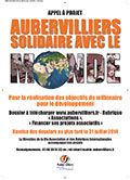 Aubervilliers solidaire avec le Monde : appel à projets associatif. Du 13 mai au 31 juillet 2014 à Aubervilliers. Seine-saint-denis. 